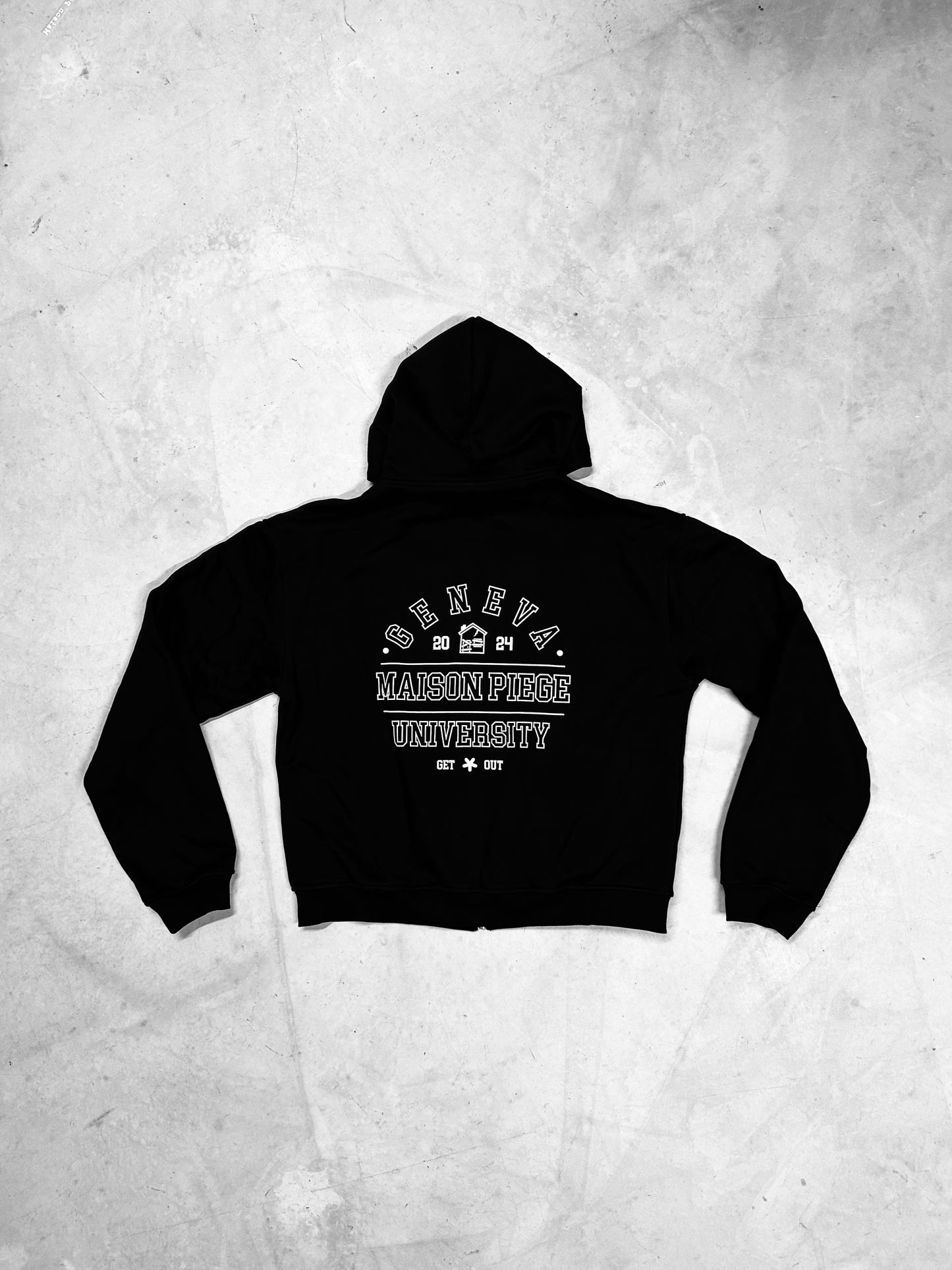 1.0* University Sweat Zipper Black