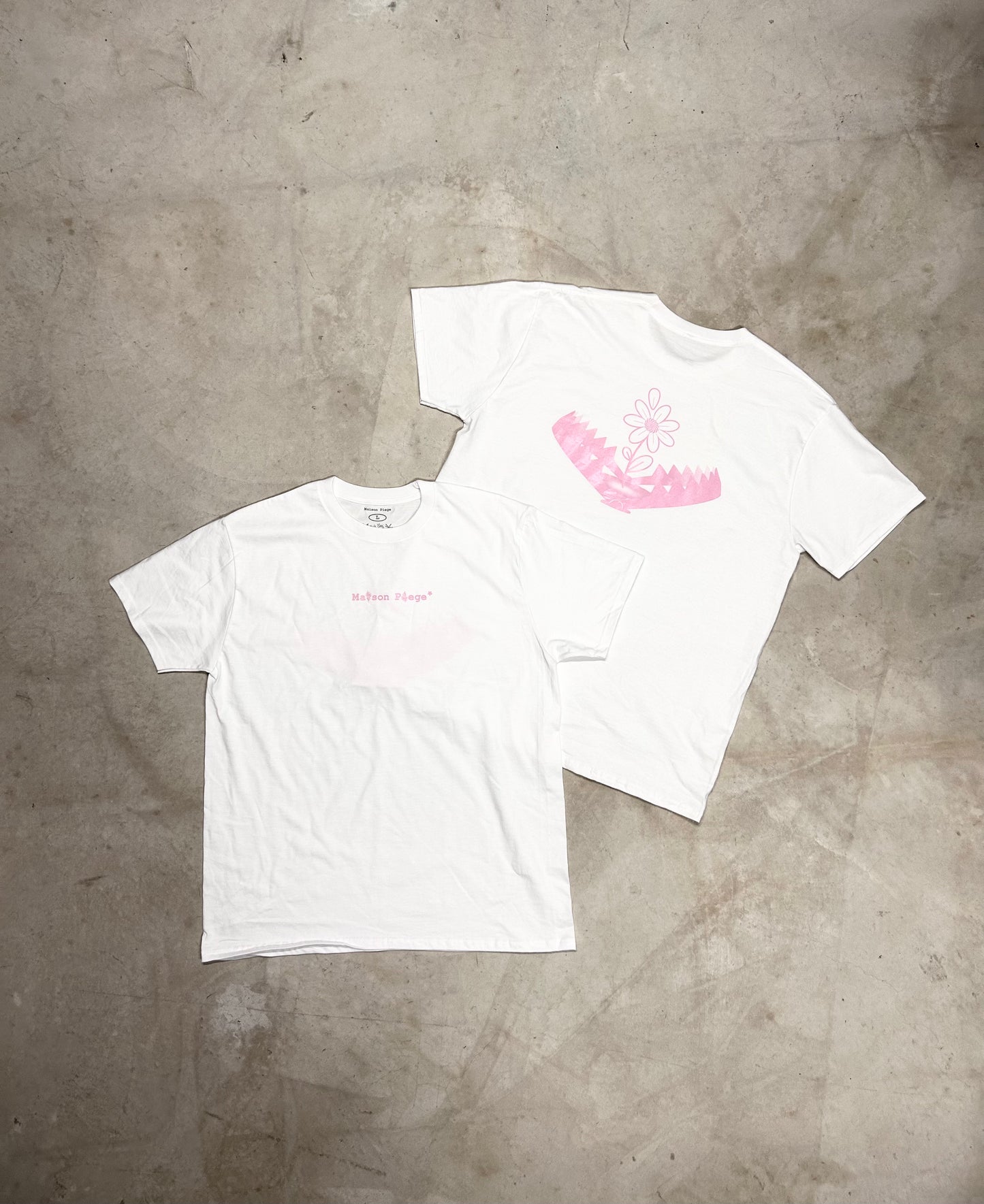 A5* OCTOBRE ROSE / White Tee
