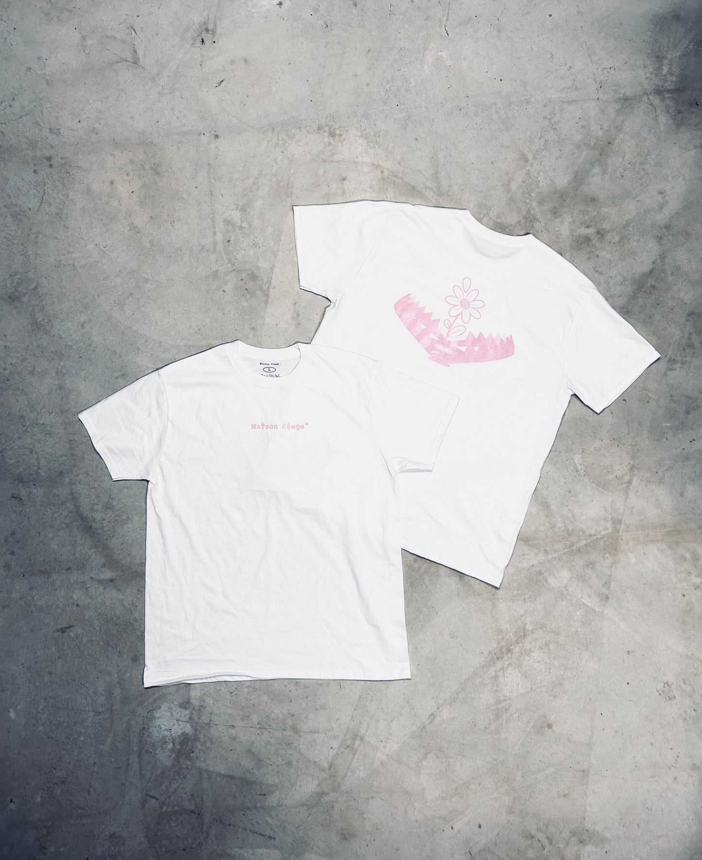 A5* OCTOBRE ROSE / White Tee