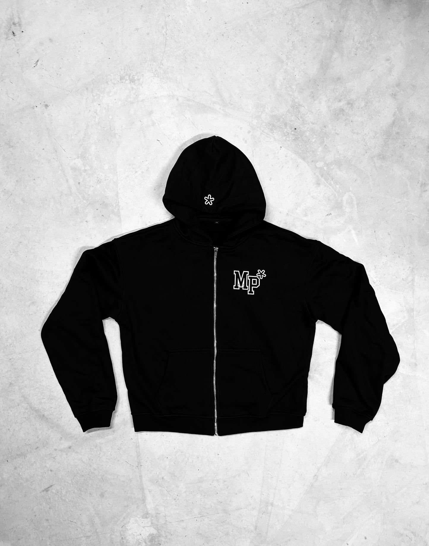 1.0* University Sweat Zipper Black