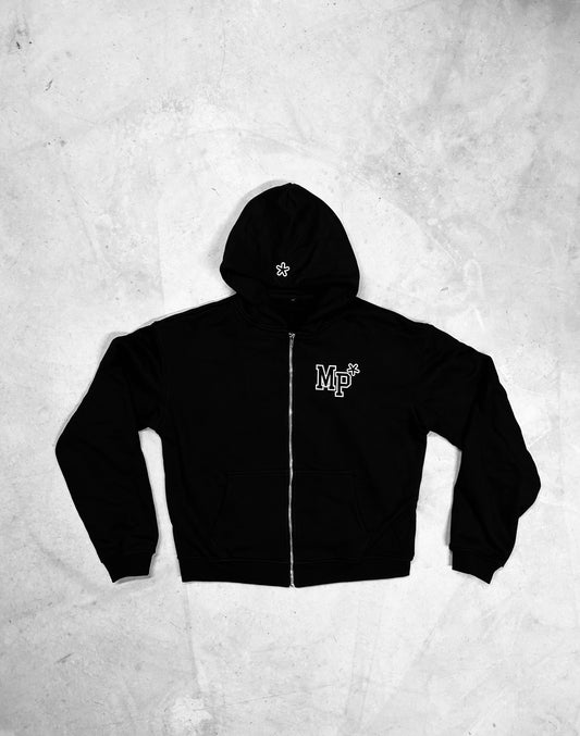 1.0* University Sweat Zipper Black