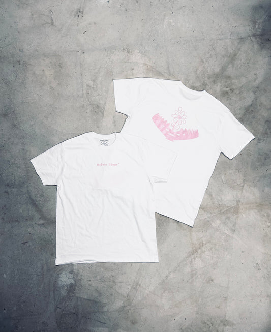 A5* OCTOBRE ROSE / White Tee